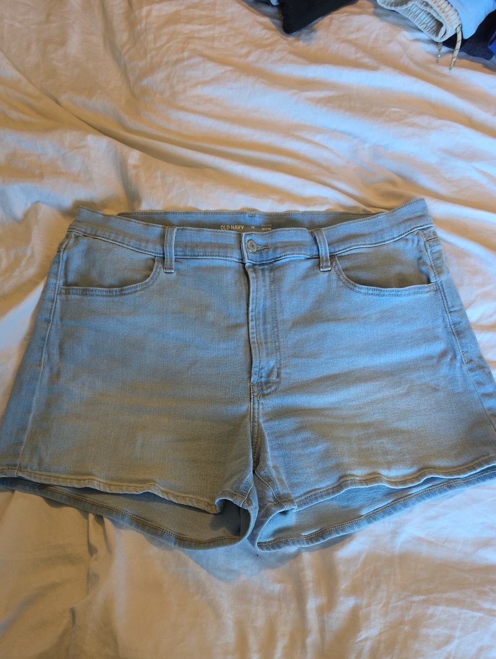 Old Navy Light Wash Denim Shorts High-Rise